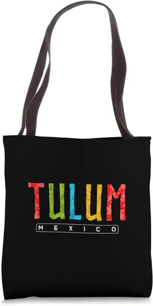 Tulum Mexico Yucatán Peninsula Vacation Souvenir Mayan Ruins Tote Bag