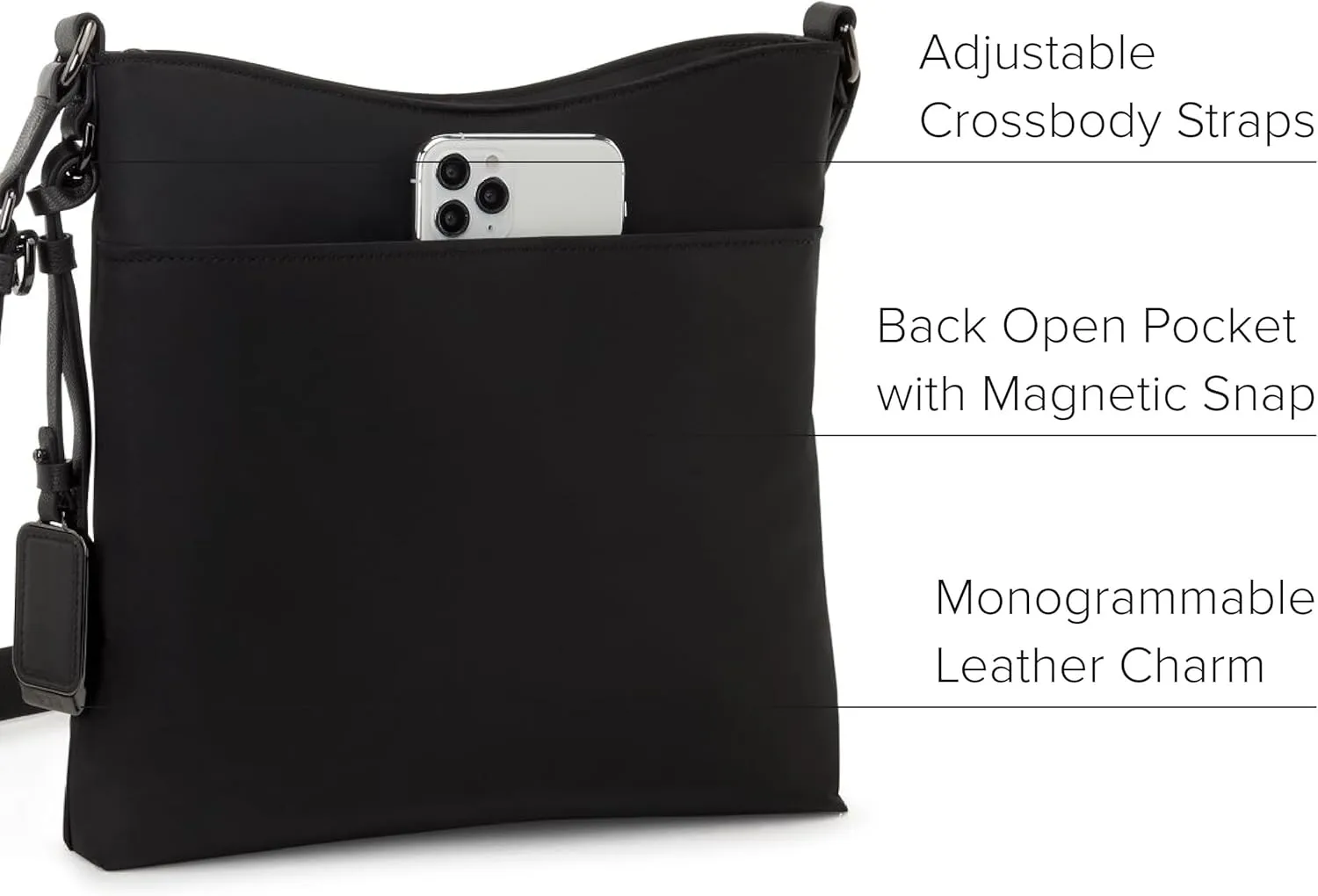 TUMI - Voyageur Tyler Crossbody - Nylon Crossbody Bag - Business, Travel Bag - Stain, Water-Resistant - Stylish Purse