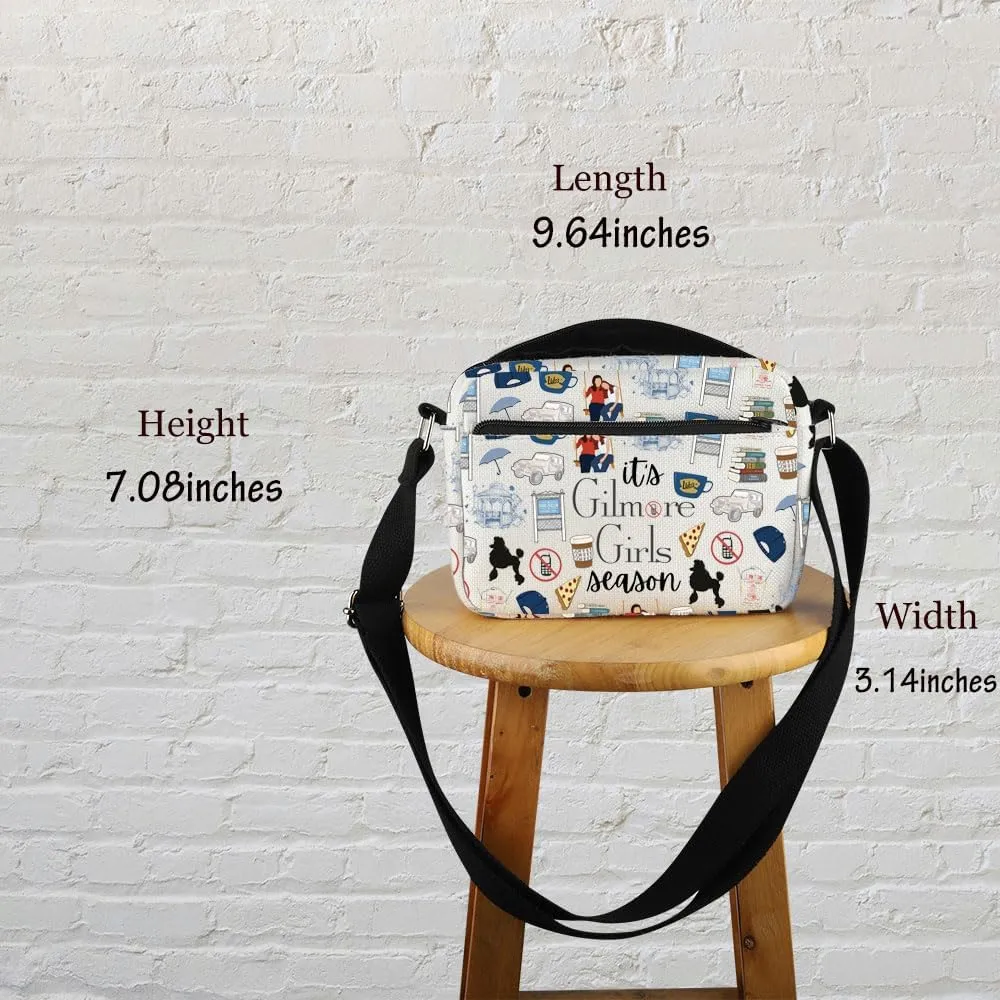 TV Show Merchandise Crossbody Purse Bag Luke’s Coffee Gift Rory Lorelai Lovers Gift It’s Season Messenger Bag