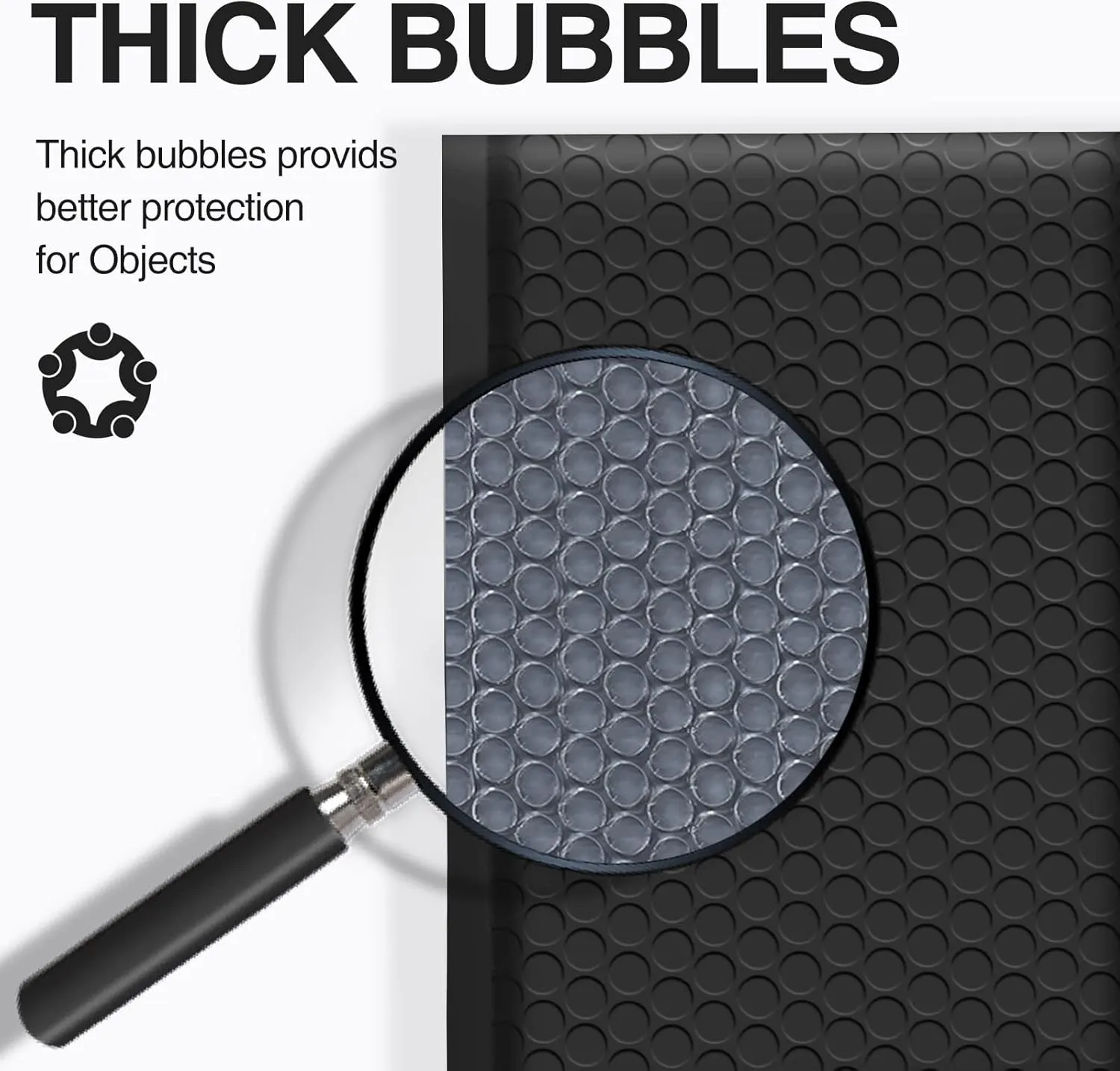 UCGOU Bubble Mailers 4x8 Inch Black 50 Pack Usable Size 4x7 Padded Envelopes Small Business Mailing Package Opaque Self Seal Adhesive Waterproof Boutique Shipping Bags for Jewelry Makeup Supplies #000