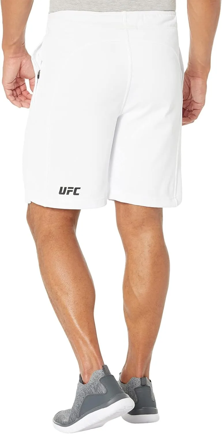UFC Basic 8" Workout Shorts – Fitness Wear for Men – 100% Polyester – Side Pockets – Sublimated Graphics