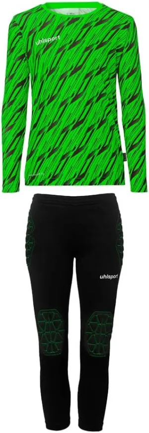 Uhlsport Progressive Goalkeeper Bundle Junior Size 128 Green/Black