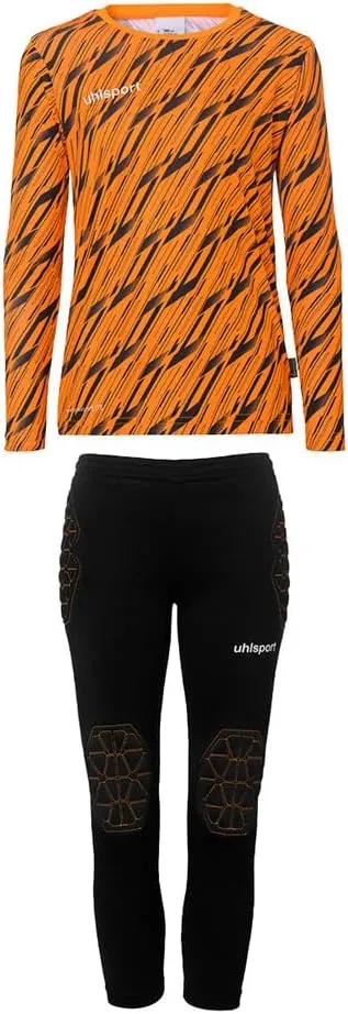 Uhlsport Progressive Goalkeeper Bundle Junior Size 152 Fluo Orange