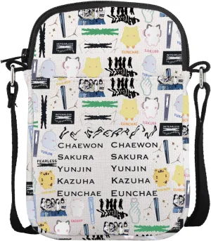 UJIMS Kpop Merch Kpop Lover Crossbody Bag Korean Group Fans Gift Kpop Music Lovers Gift Singer Album Gift