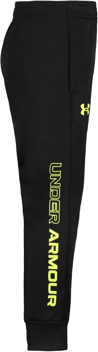 Under Armour Boys' Fleece Joggers, Adjustable Drawstring & Cuffed Ankles