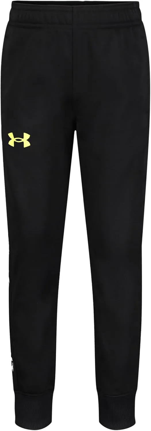 Under Armour Boys' Fleece Joggers, Adjustable Drawstring & Cuffed Ankles