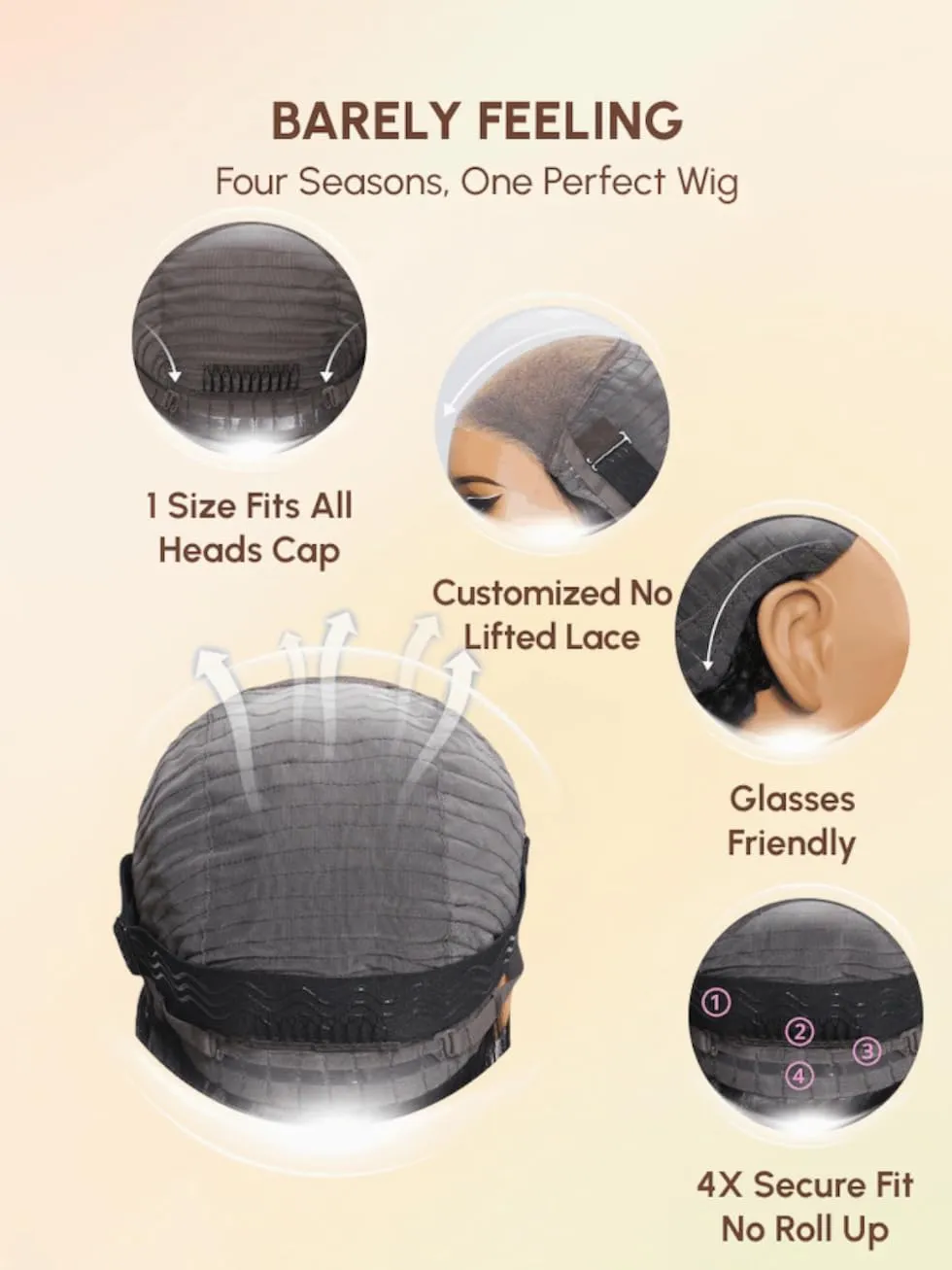 UNICE Bye Bye Knots Light Yaki Straight Glueless Wig Human Hair with Drawstring 7x5 Pre Cut HD Lace Front Wigs Pre Plucked Bleached Knots Pre Everything Put on and Go Wig Natural Hairline 20 inch
