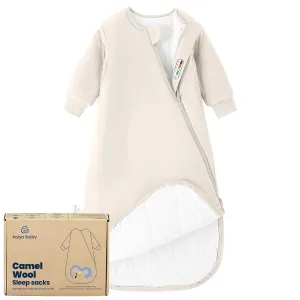 Unisex Sleeping Bag for Toddlers 3.5 Tog Sleep Sack 18-36 Months, Long Sleeve Sleep Sack, Wearable Blanket Baby, One Piece with Sleeves
