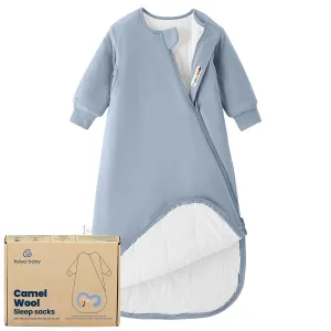 Unisex Sleeping Bag for Toddlers 3.5 Tog Sleep Sack 18-36 Months, Long Sleeve Sleep Sack, Wearable Blanket, One Piece with Sleeves, Gifts