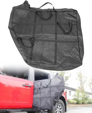 Upgraded Vehicle Rear Door Storage Bag Fit for Ford Bronco 2021 2022 2023, 4-Door Car Portable Hard Door Protector with Handle for Rear Door, 1Pc
