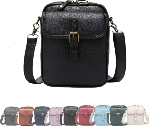 Urvashi Cross Body Bag, Crossbody Leather Bag, Tojoyride Crossbody Bag, Retro Double-Layer Large Capacity Mini Crossbody Bags