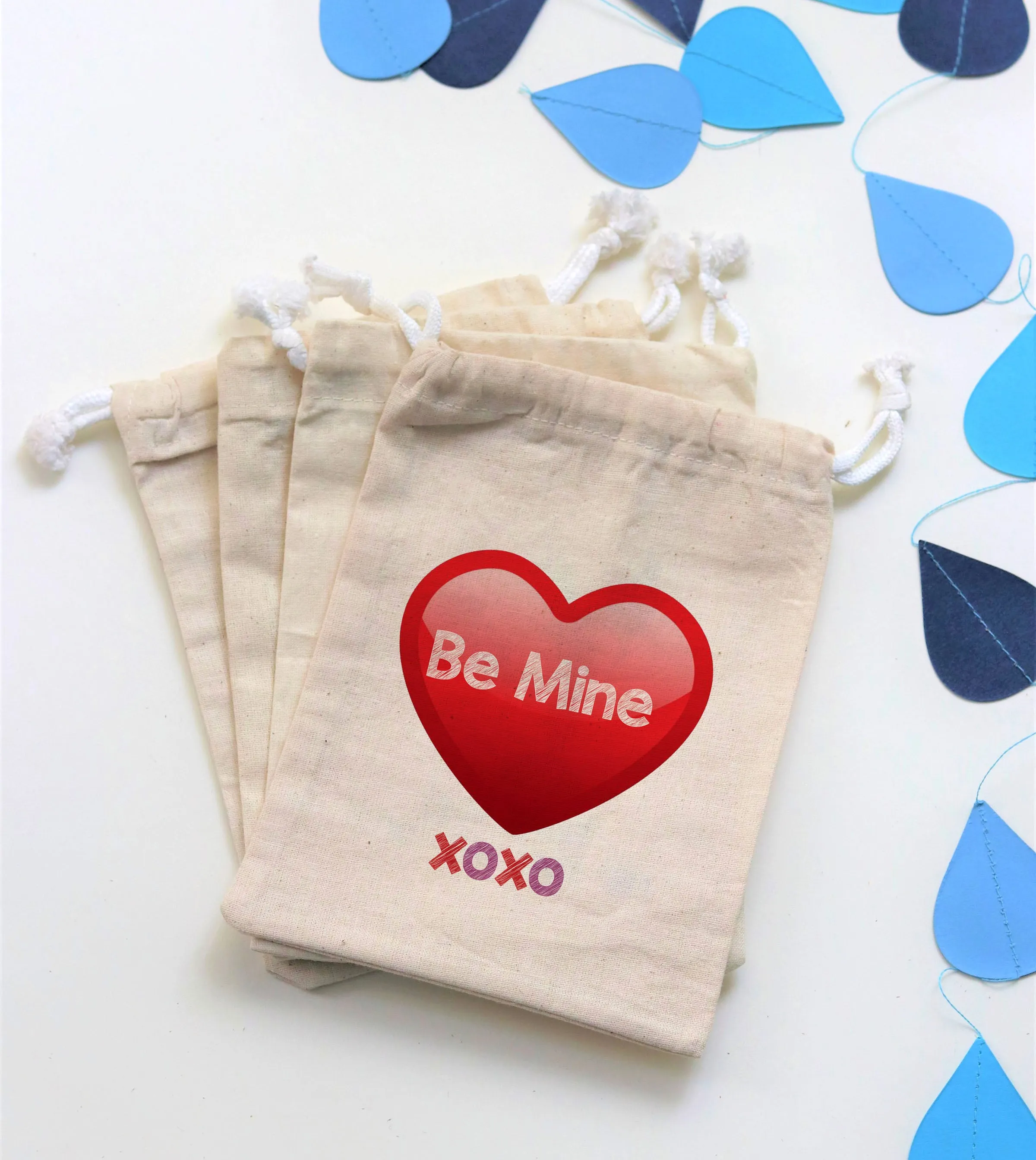 Valentine's Day Party Favor Bags | Valentine Theme