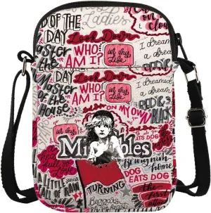 VAMSII Les Miserables Musical Crossbody Bag Les Miserables Quote Gift Theater Fans Gift