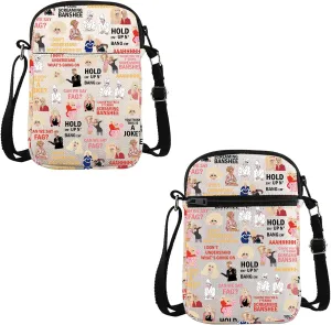 VAMSII TV Show Inspired Gift Crossbody Bag LGBTQ Pride Travel Bag TV Show Fandom Gift