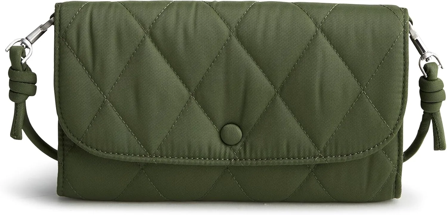 Vera Bradley Performance Twill Wildwood Wallet Crossbody