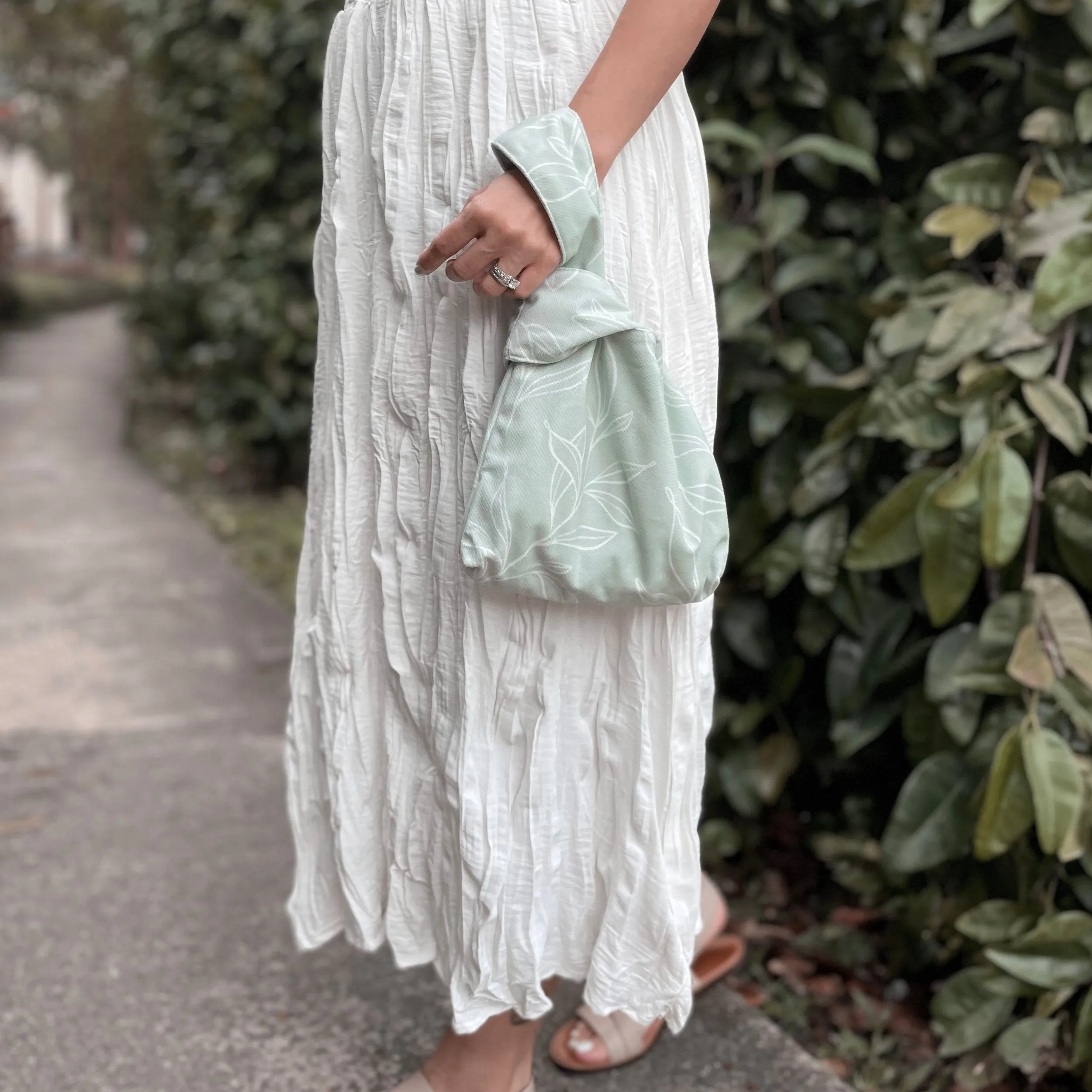 Verdant Onigiri Wristlet