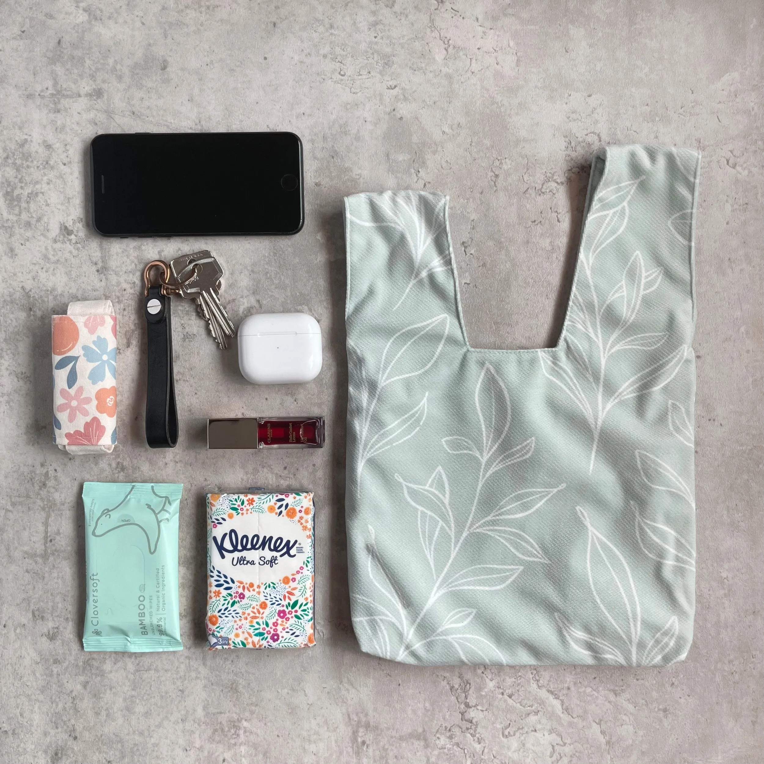 Verdant Onigiri Wristlet