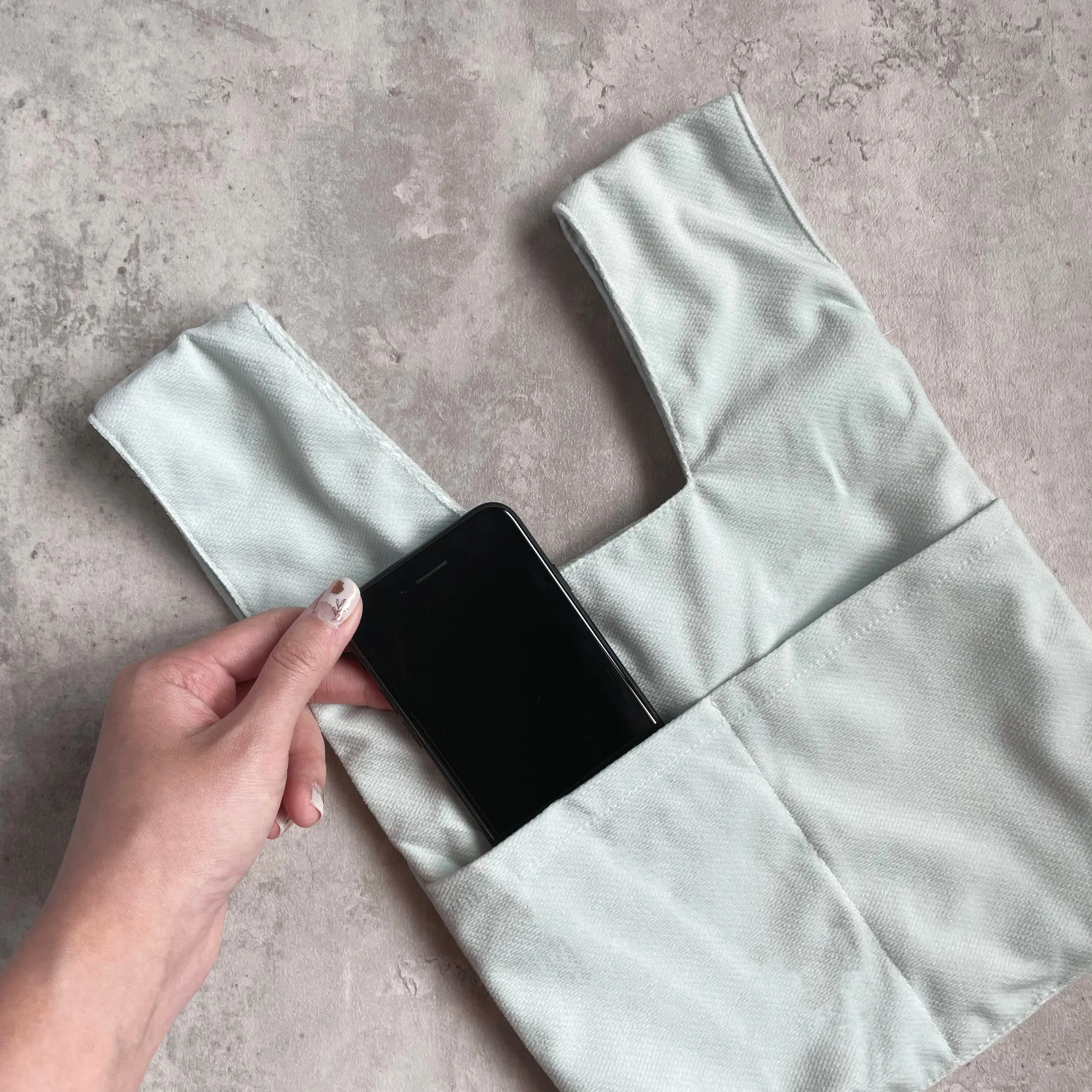 Verdant Onigiri Wristlet