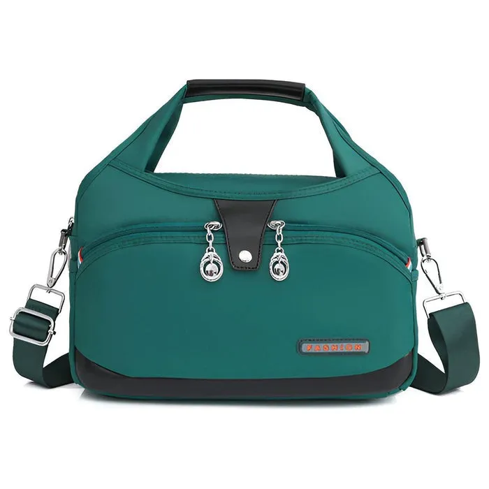 Versatile waterproof crossbody bag with anti-theft features