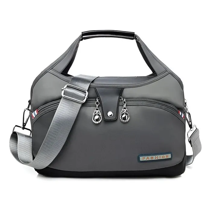 Versatile waterproof crossbody bag with anti-theft features