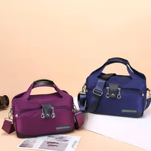 Versatile waterproof crossbody bag with anti-theft features