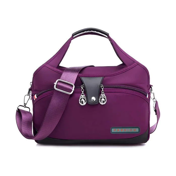 Versatile waterproof crossbody bag with anti-theft features