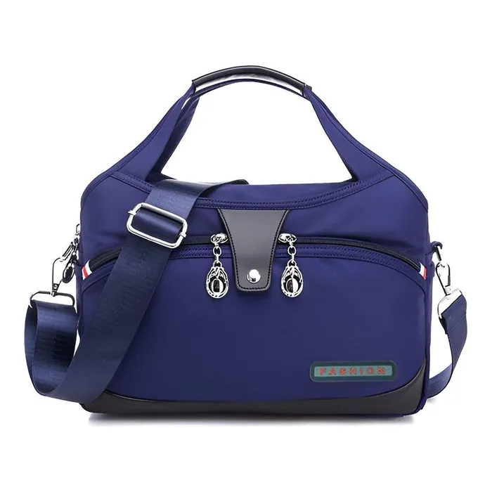Versatile waterproof crossbody bag with anti-theft features