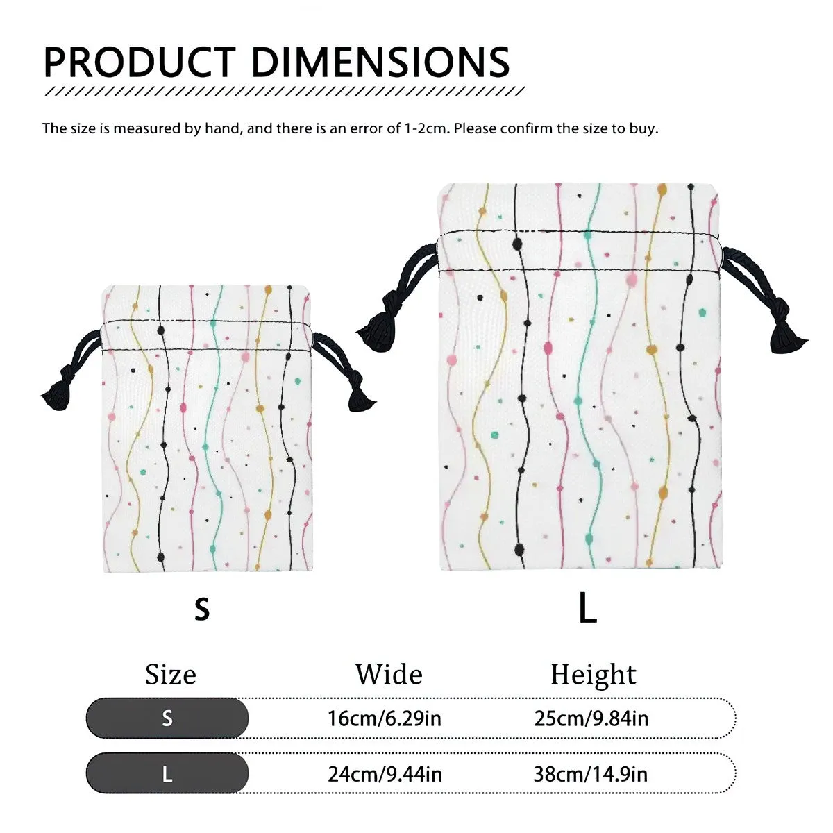Vibrant Whimsical Drawstring Gift Bags for Every Occasion