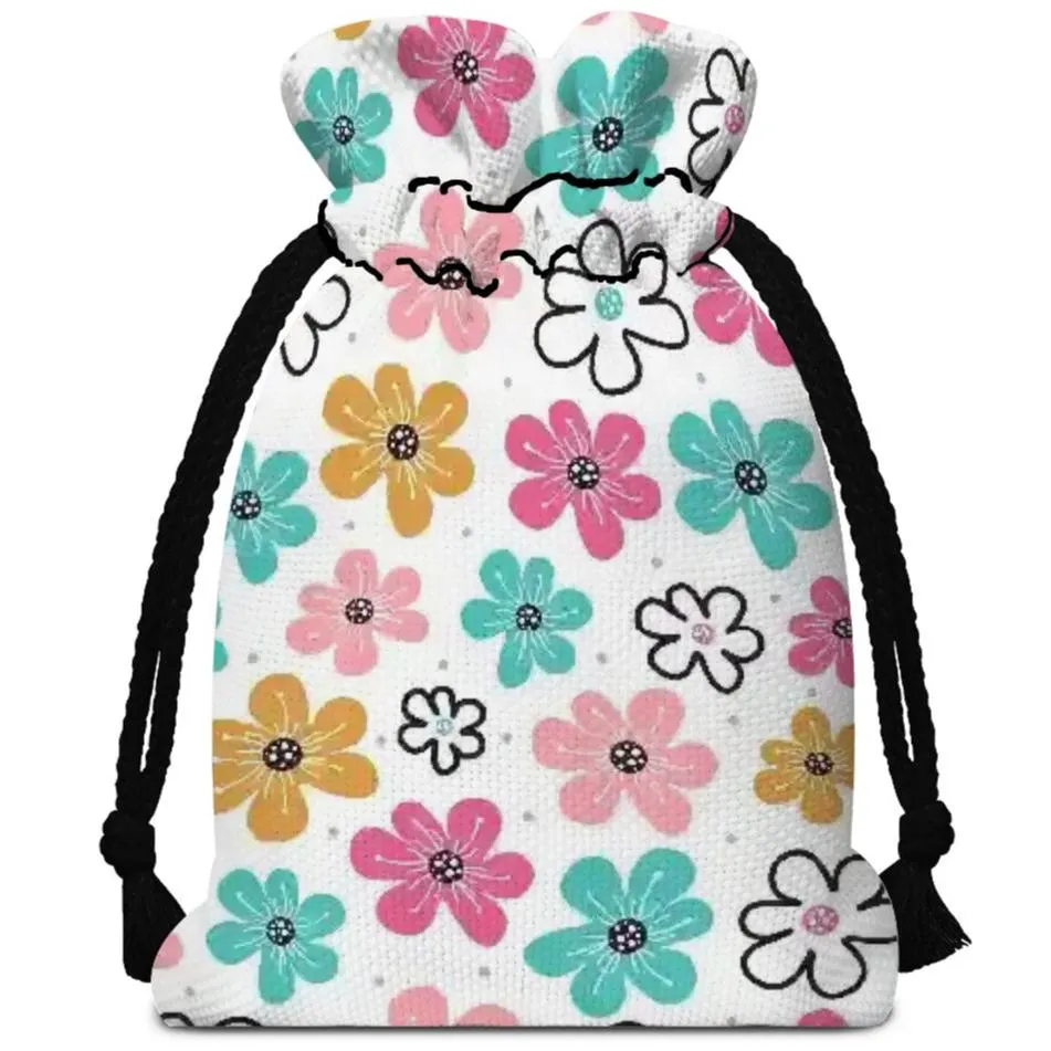Vibrant Whimsical Drawstring Gift Bags for Every Occasion