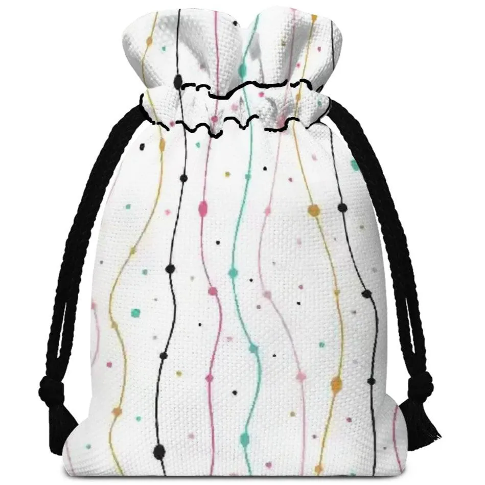 Vibrant Whimsical Drawstring Gift Bags for Every Occasion