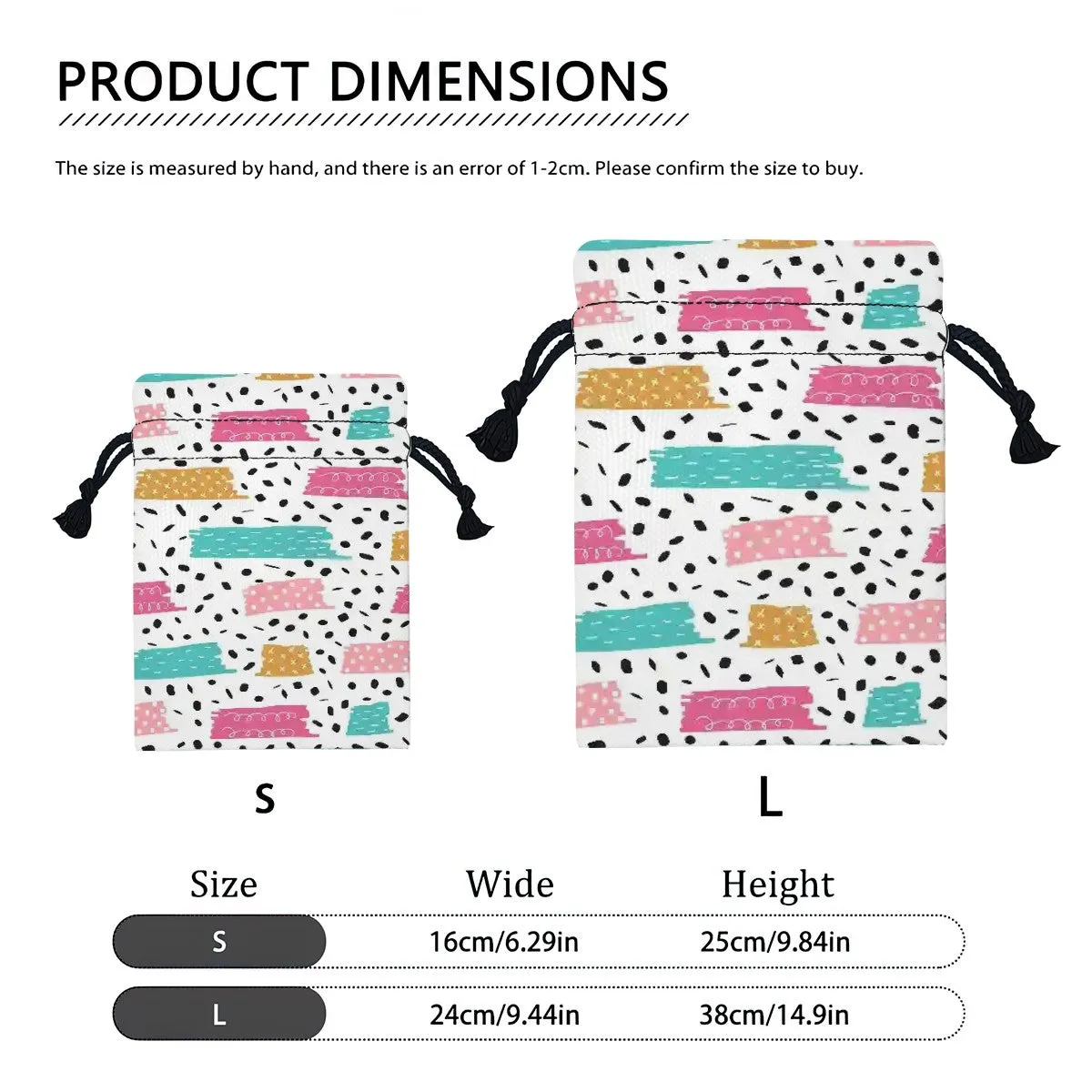 Vibrant Whimsical Drawstring Gift Bags for Every Occasion