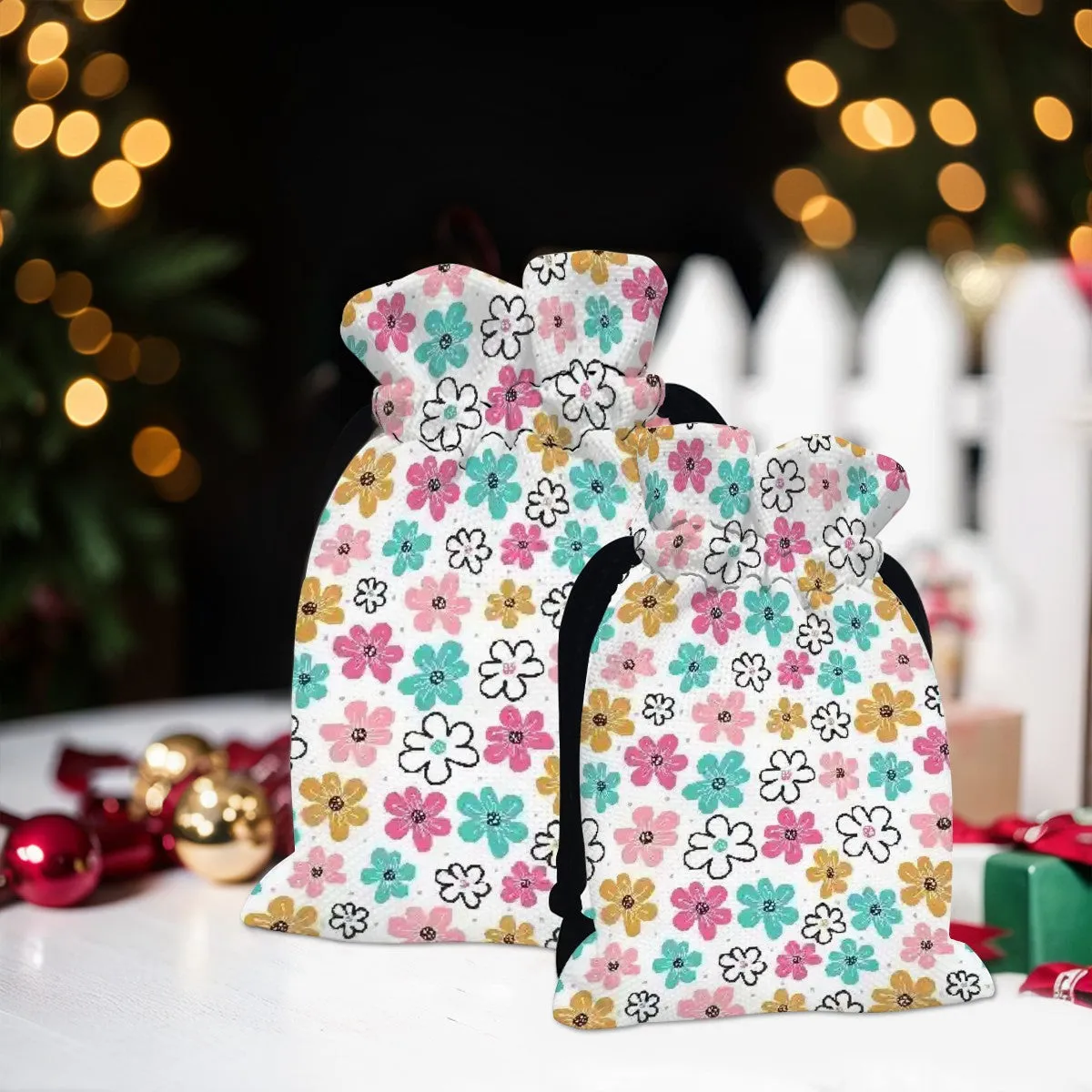 Vibrant Whimsical Drawstring Gift Bags for Every Occasion