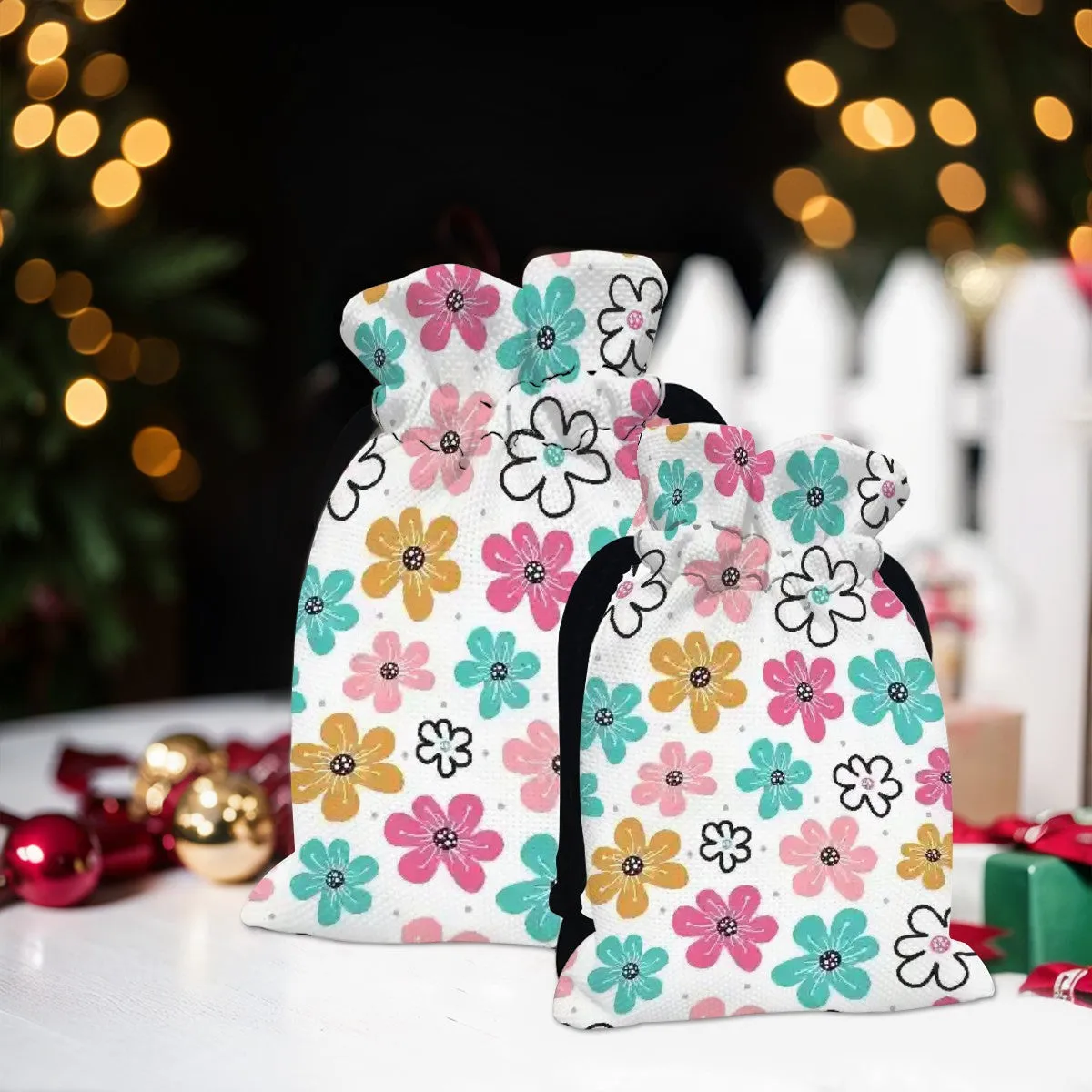 Vibrant Whimsical Drawstring Gift Bags for Every Occasion