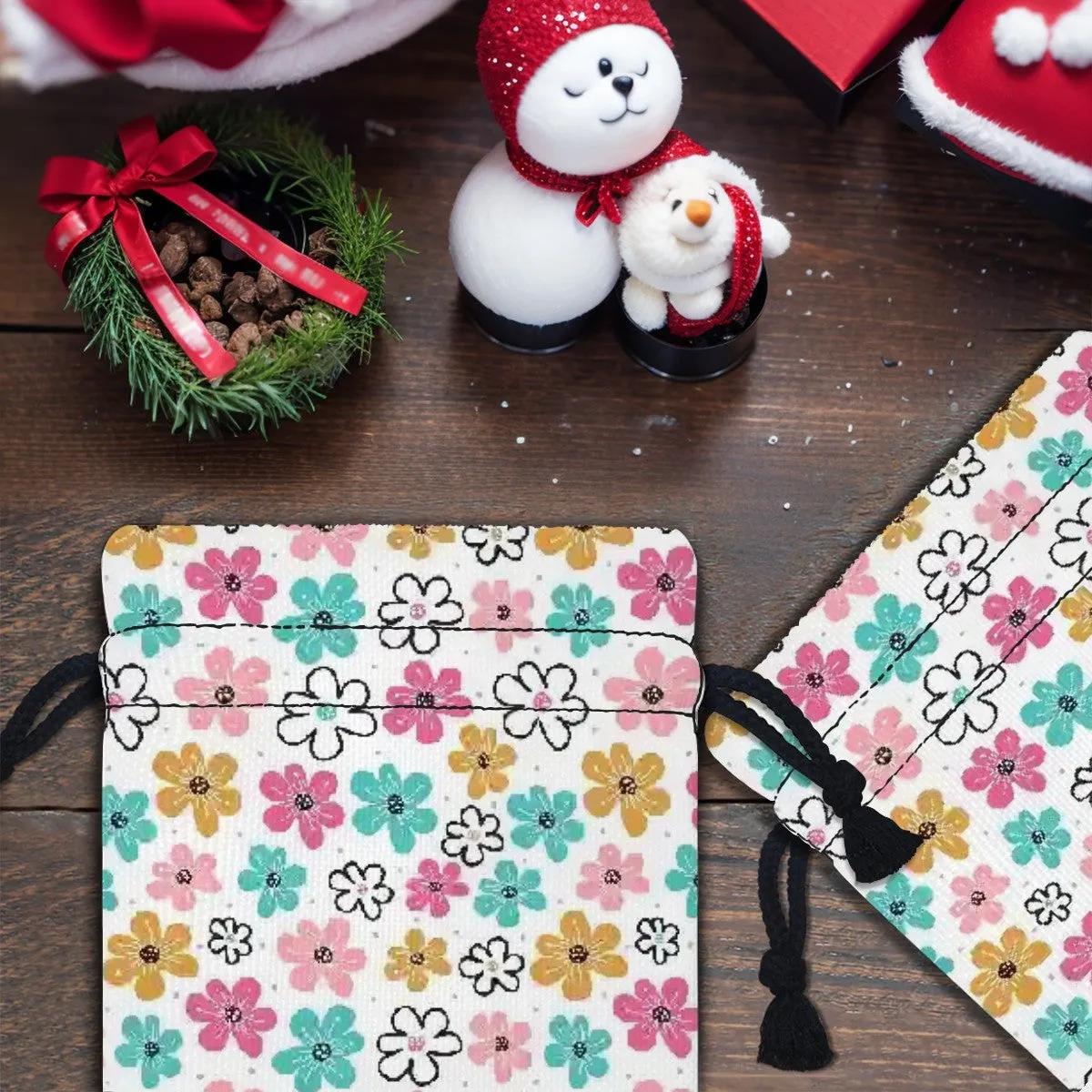 Vibrant Whimsical Drawstring Gift Bags for Every Occasion