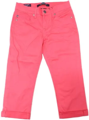 Vigoss Girls Size 10 Adjustable Waistband The Jagger Capri, Pink