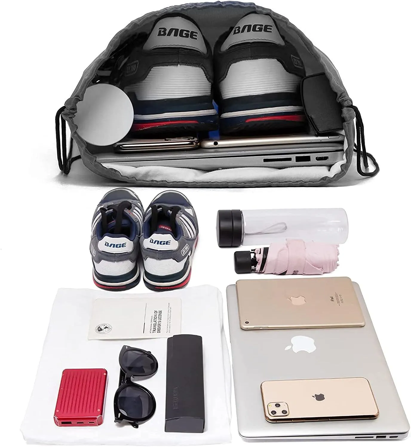 Vorspack Drawstring Backpack 20 Pieces for Party Gym Sport Trip