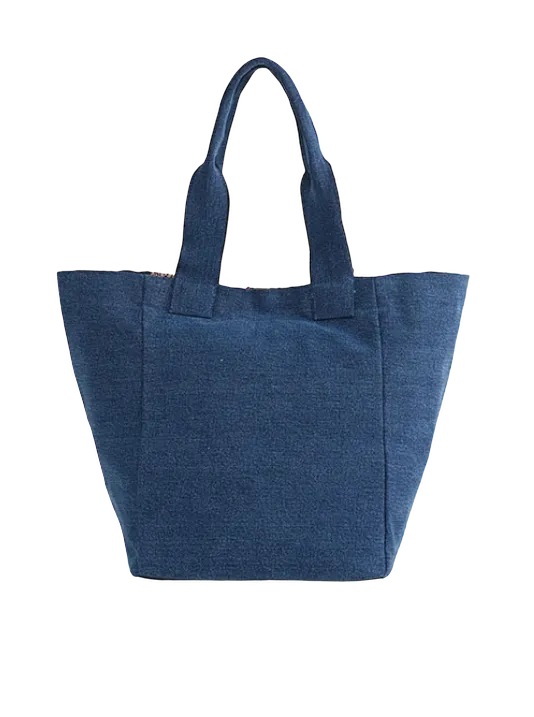 Watch Over Me Denim Tote