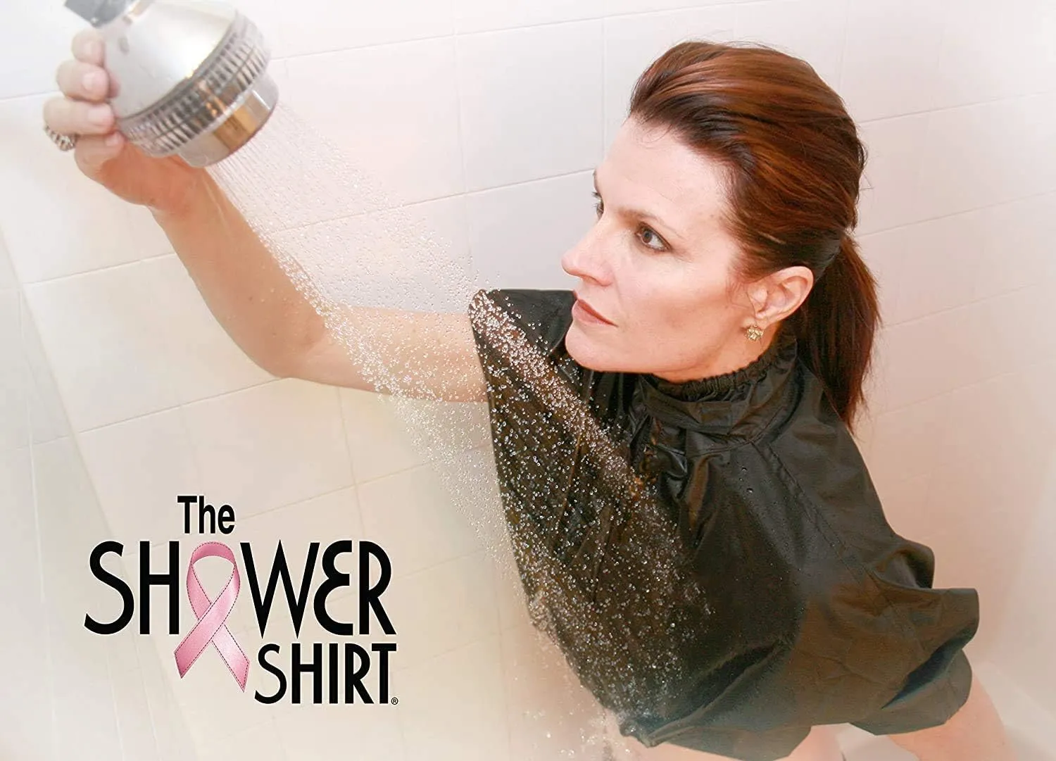 Water-Resistant Post Surgery Garment for Shower Protection (Black, S/M)