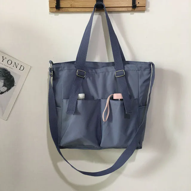 Waterproof Large Capacity Canvas Shoulder Crossbody Bags For Women