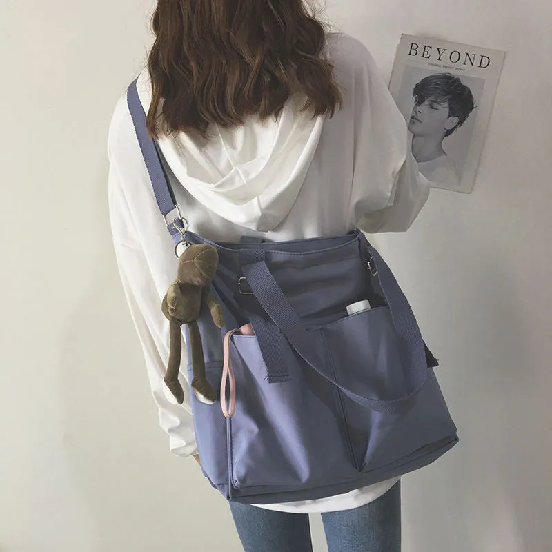 Waterproof Large Capacity Canvas Shoulder Crossbody Bags For Women