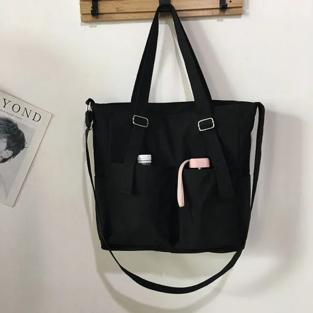 Waterproof Large Capacity Canvas Shoulder Crossbody Bags For Women