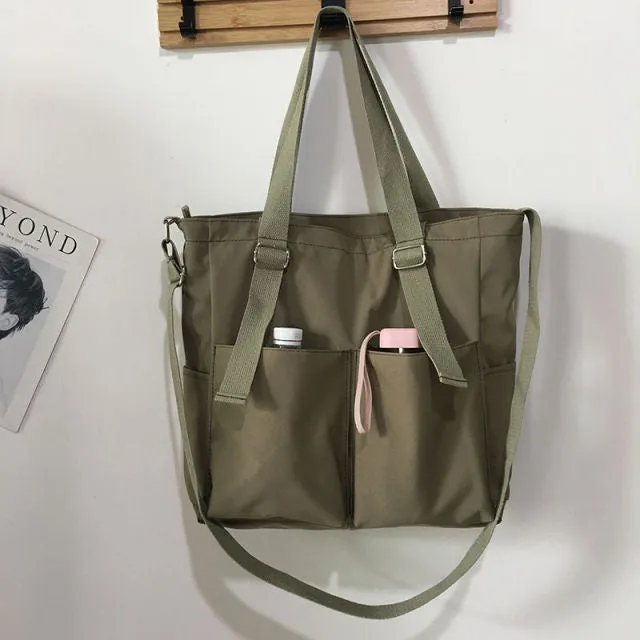 Waterproof Large Capacity Canvas Shoulder Crossbody Bags For Women
