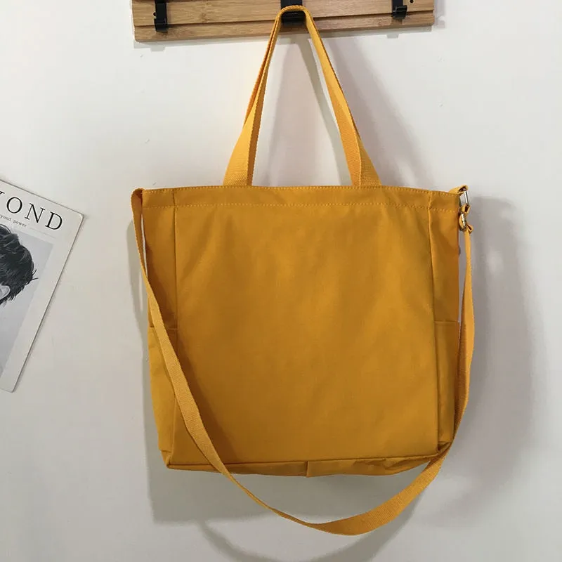 Waterproof Large Capacity Canvas Shoulder Crossbody Bags For Women