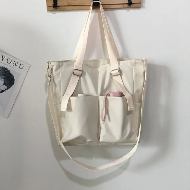 Waterproof Large Capacity Canvas Shoulder Crossbody Bags For Women