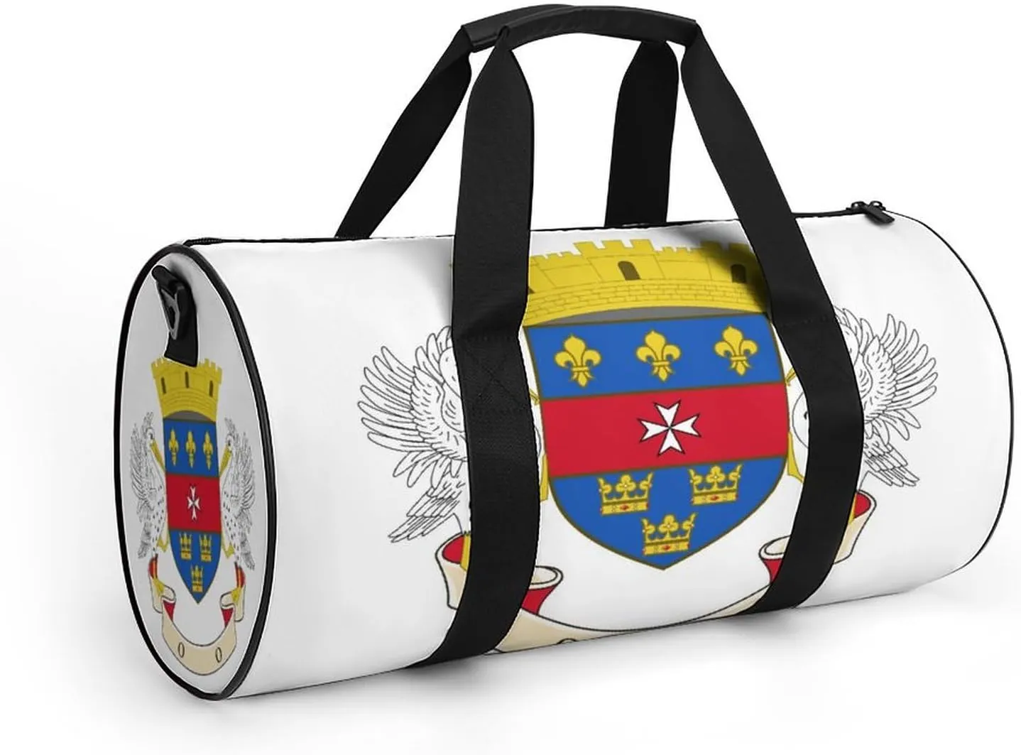 Waterproof Saint Barthelemy Flag Gym Bag with Wet Pocket Sports Duffel for Beach Yoga Weekender Travel