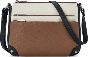 WESTBRONCO Crossbody Bags for Women, Medium Size Shoulder Handbags, Satchel Purse with Multi Zipper Pocket