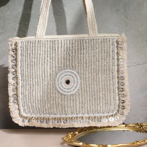 White Sand Coins Tote Bag
