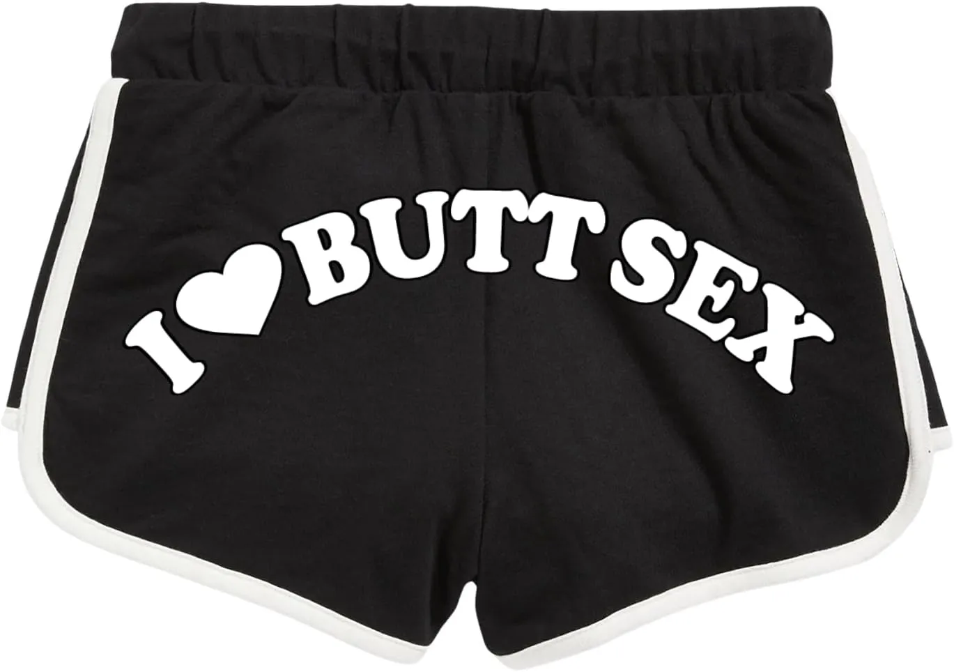 Wild Bobby I Heart Daddy Women's Cotton Athletic Booty Shorts