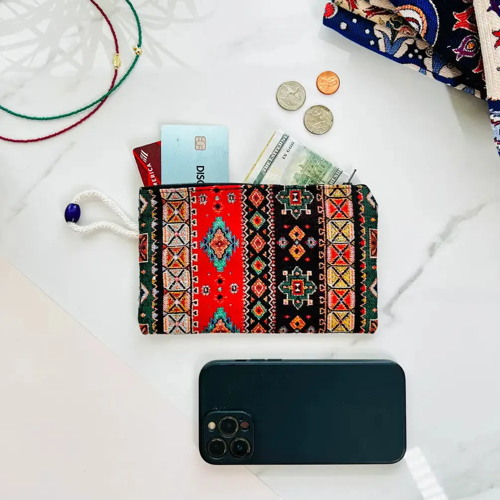 Women Fabric Coin Purse, Make up Pouch, Zipper Pouch