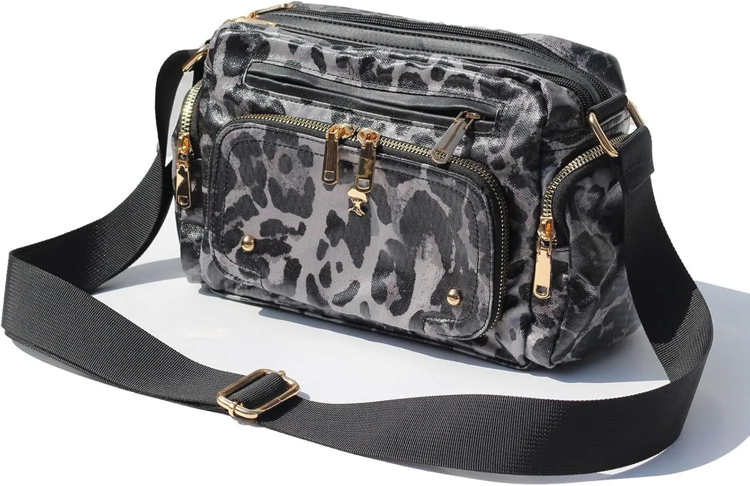 Women Fashion Tote Crossbody Handbags for Women Multi Pockets Shoulder Bag Nylon Travel Purse